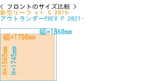 #新型リーフ e＋ G 2019- + アウトランダーPHEV P 2021-